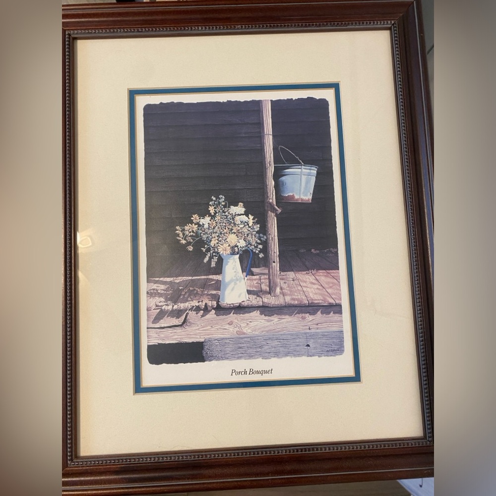 Signed and framed Bob Timberlake Print